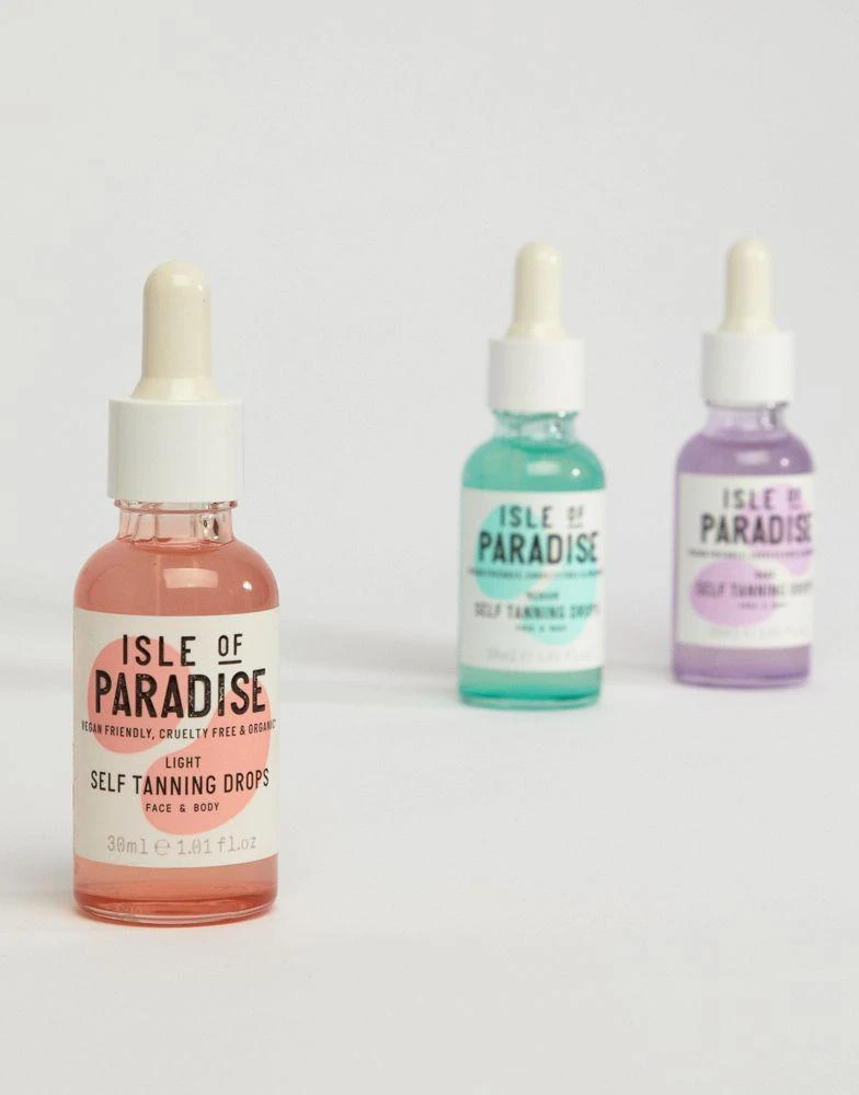 Isle of Paradise Isle of Paradise Self Tanning Face + Body Drops Light 30ml 2