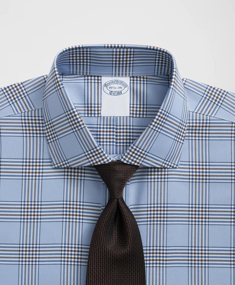 Brooks Brothers Stretch Supima® Cotton Non-Iron English Spread Collar, Bold Plaid Dress Shirt