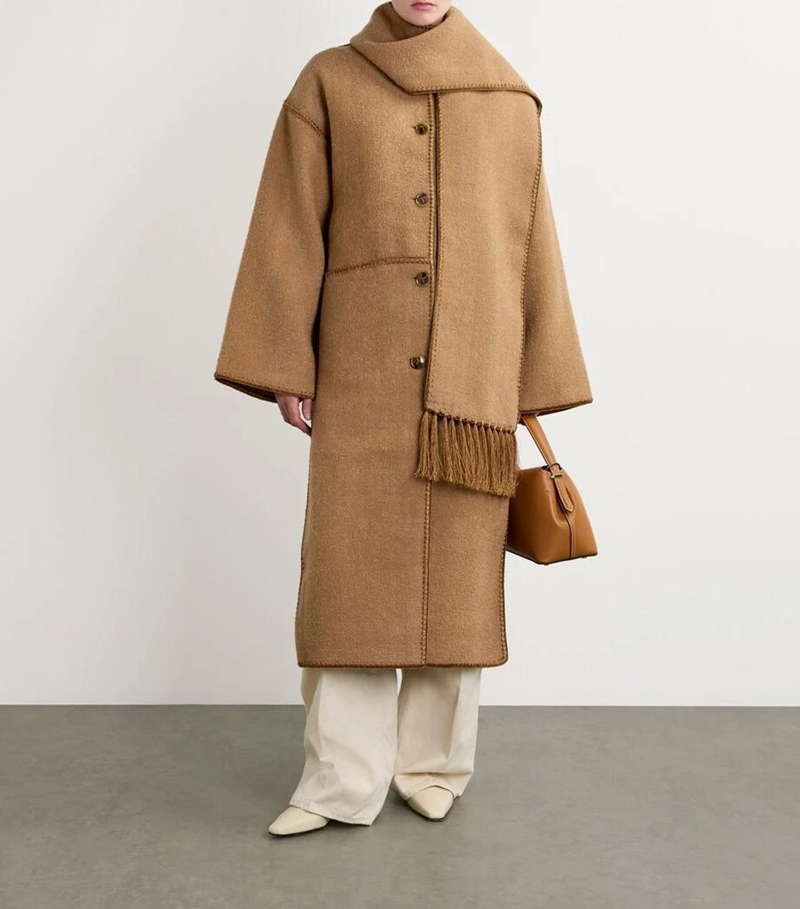 Totême Wool-Blend Scarf Coat 2