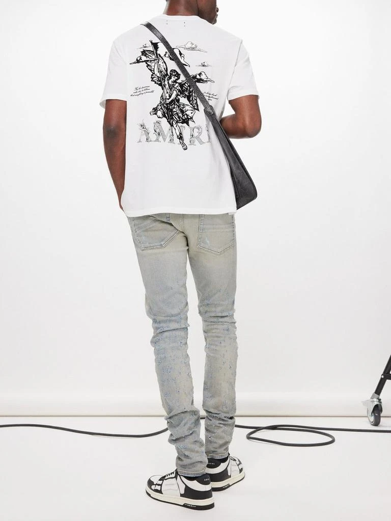AMIRI Angel-print cotton-jersey T-shirt 2