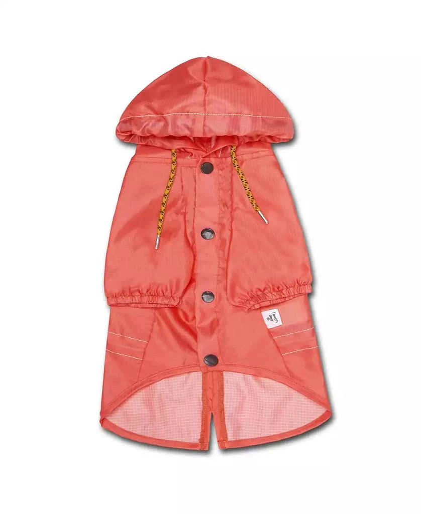 Touchdog Split-Vent Designer Water-resistant Dog Raincoat Medium 2