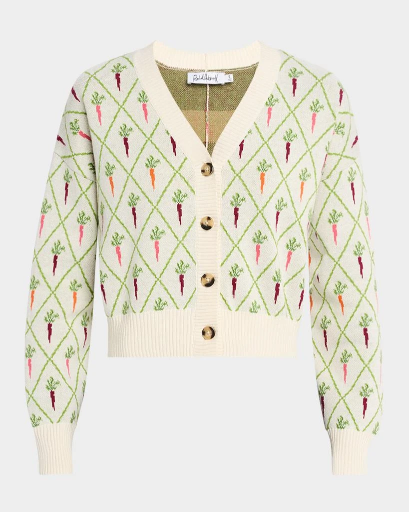 Rachel Antonoff Ana Printed Cardigan 1