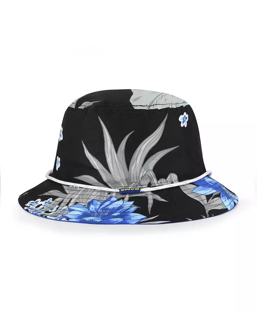 47 Brand Men's Black Los Angeles Rams Dark Tropic Bucket Hat 3