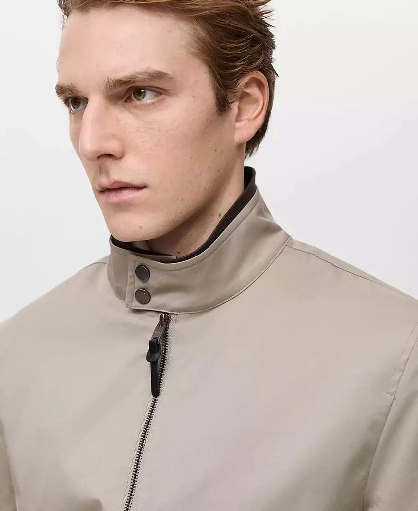 Mango Men's Water-Repellent Cotton Jacket 7