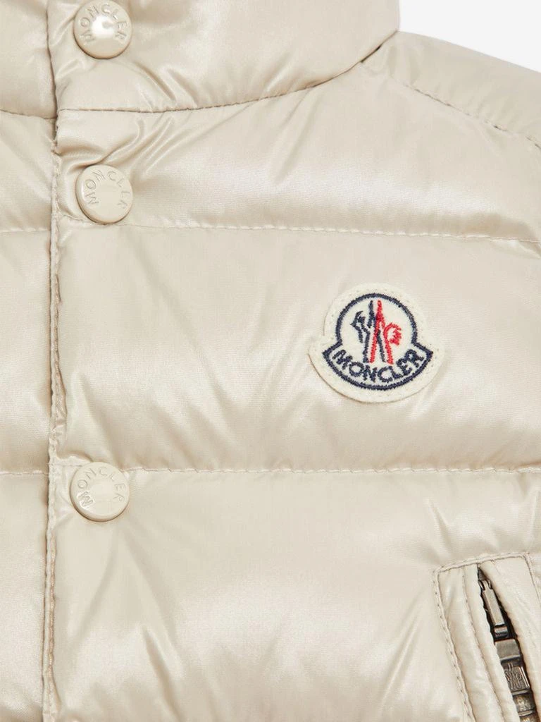 Moncler Moncler Enfant Baby Boys Bernard Down Padded Gilet in Ivory 3