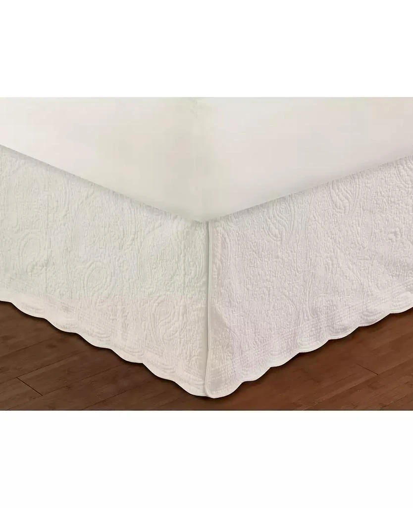 Macy's Paisley Quilted 18" Drop Bedskirt, King 1