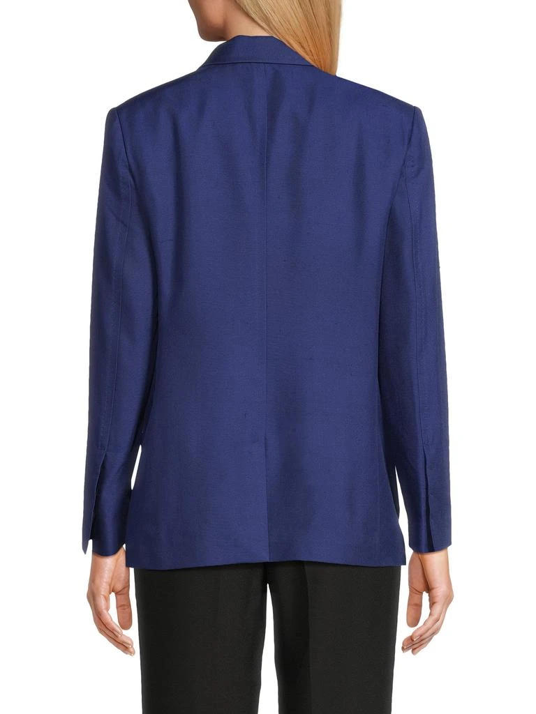 Salvatore Ferragamo Single-Breasted Silk Blazer 2