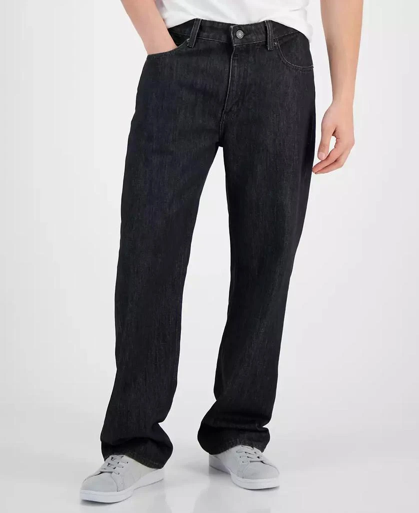 GUESS Men's Black Wash GJ G18 Relaxed Jeans 1