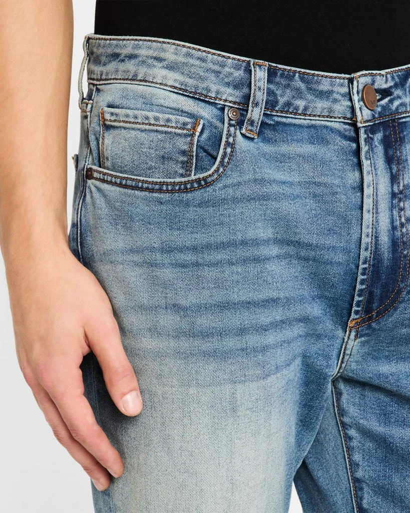 MONFRÈRE Men's Brando Faded Slim-Straight Jeans 5