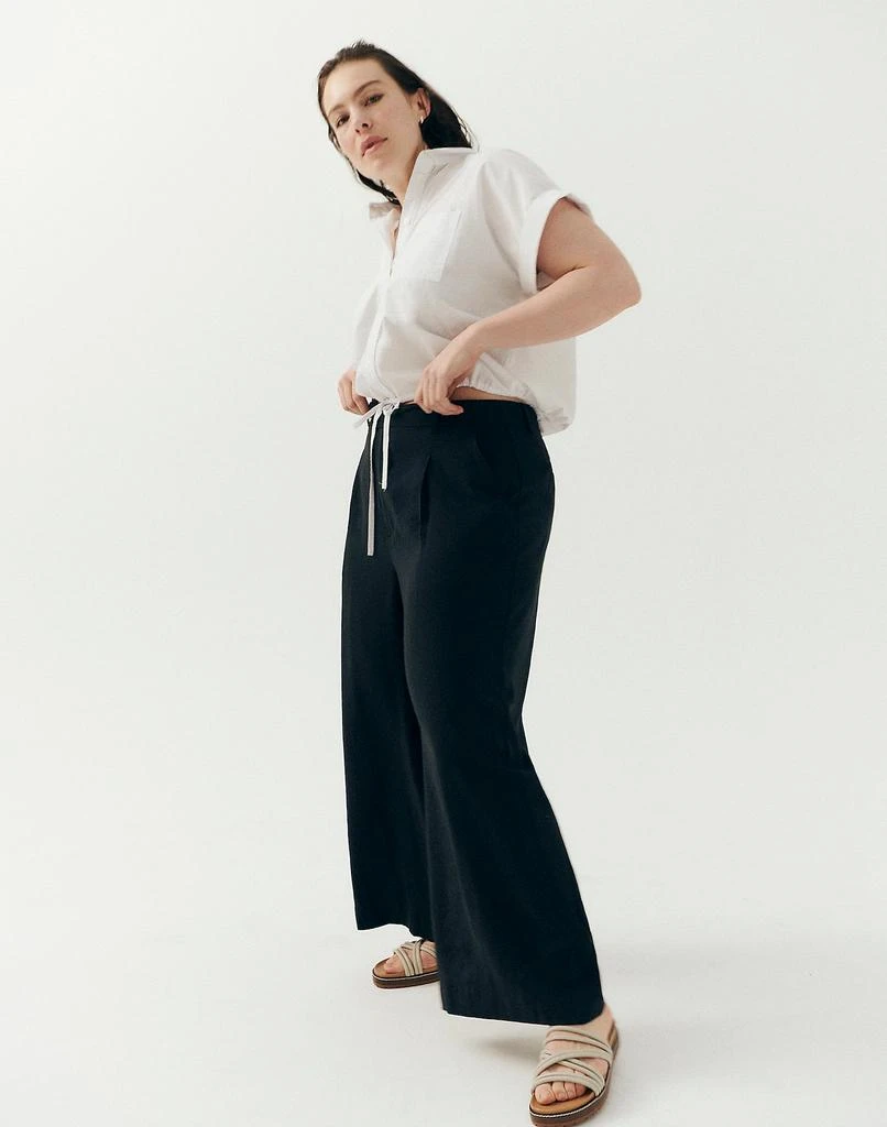 Madewell The Tall Harlow Wide-Leg Ankle Pant in Softdrape 6