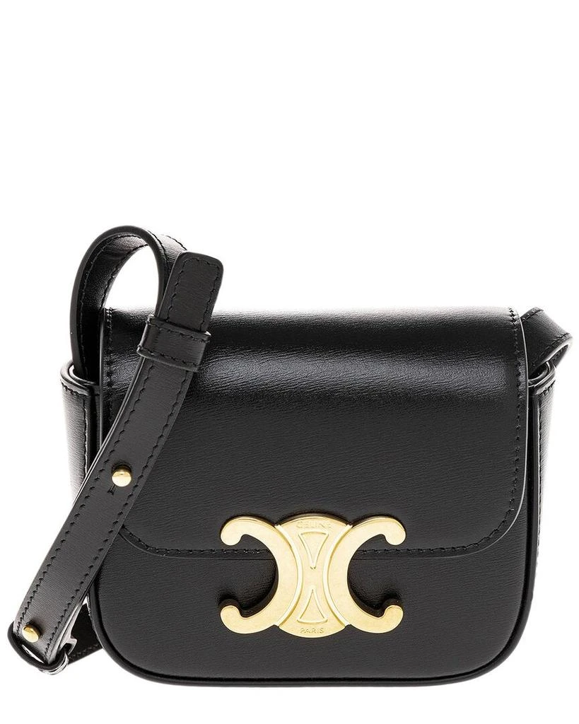 Celine CELINE Triomphe Leather Shoulder Bag 1
