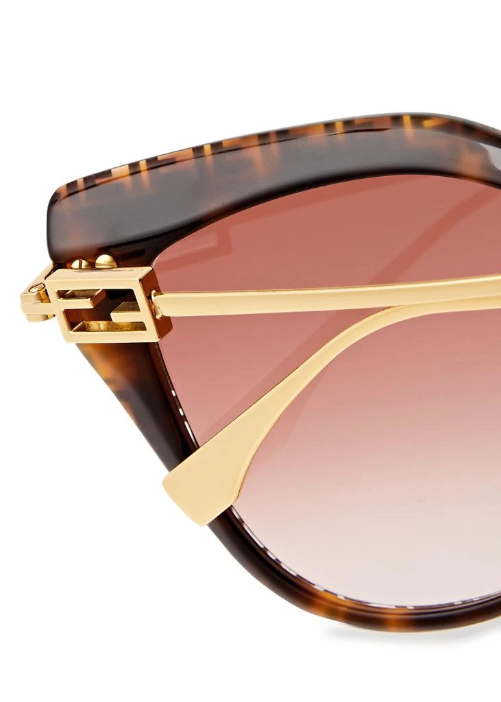 Fendi Baguette oversized cat-eye sunglasses 3
