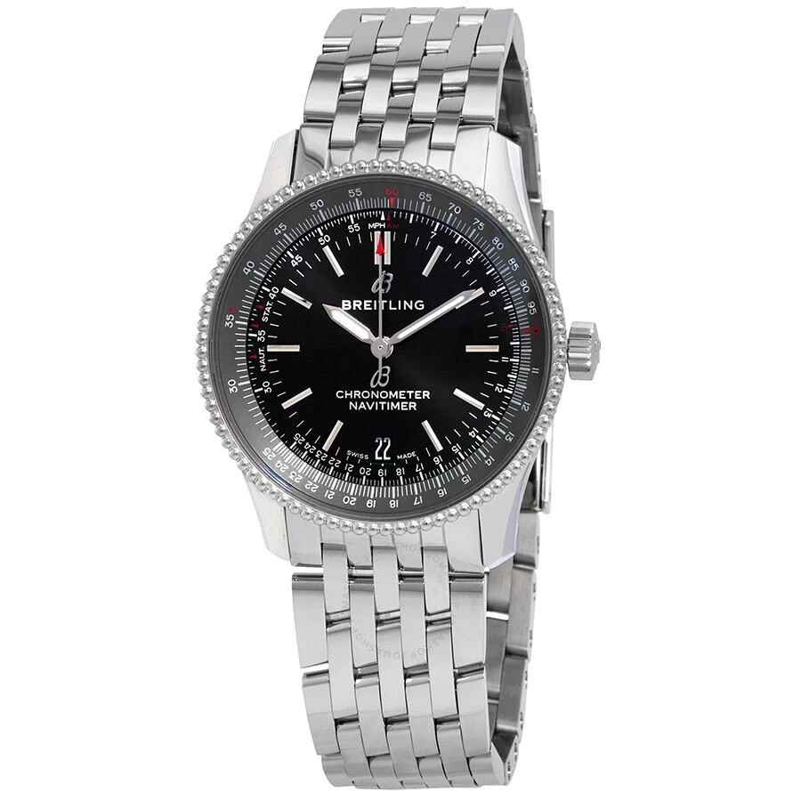 BREITLING Navitimer 38 mm Automatic Chronometer Black Dial Men's Watch A17325241B1A1 1
