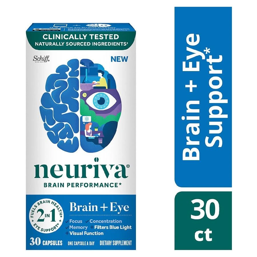 Neuriva Brain + Eye Health Support Capsules 8