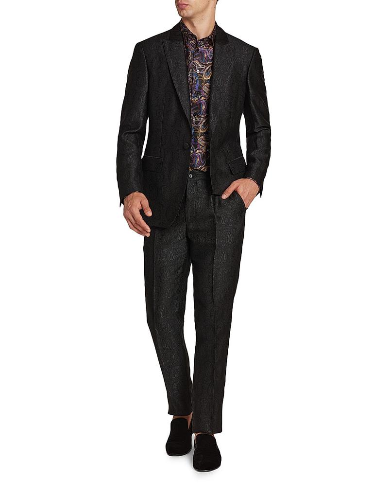 ETRO Fuji All-Over Paisley Evening Jacket