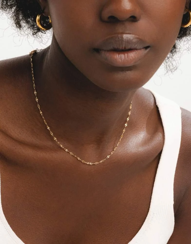 D. LOUISE D.LOUISE Dainty  waterproof necklace in gold  - GOLD 3