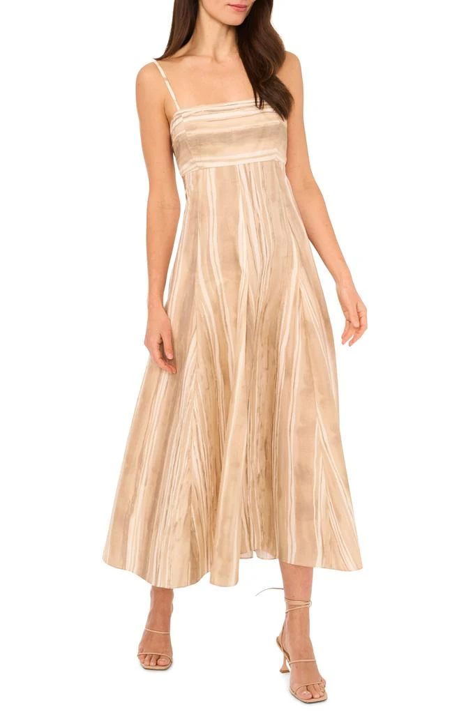 Parker The Izzie Stripe Cutout Cotton Midi Sundress 1