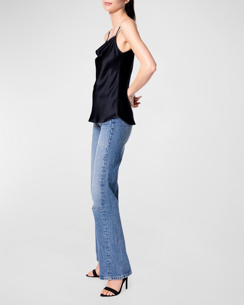 Christine Lingerie Cowl-Neck Silk Cami