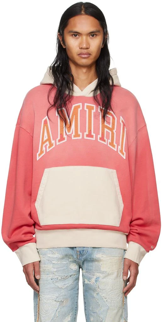 AMIRI Red 'Amiri' Vintage Oversized Hoodie 1