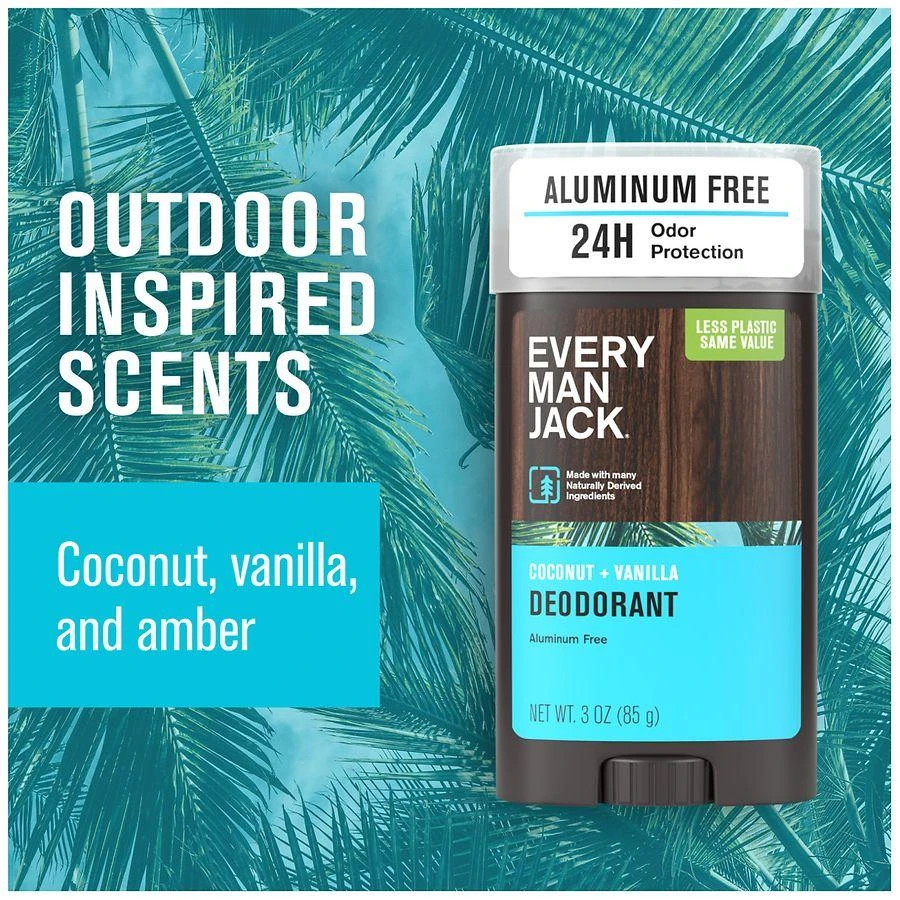 Every Man Jack Deodorant Coconut + Vanilla 4