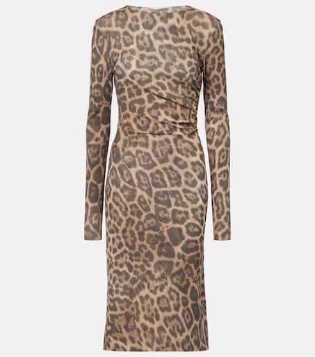 Stella McCartney Leopard-print midi dress 1