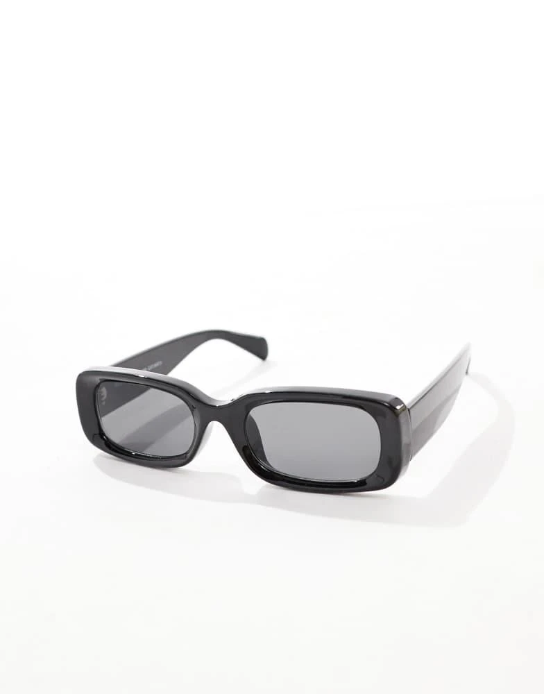 Weekday Weekday Unisex Cruise squared sunglasses in black 2