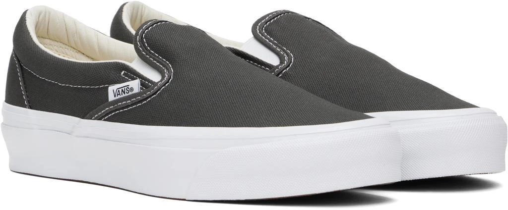 Vans Gray Classic Slip-on Sneakers 4