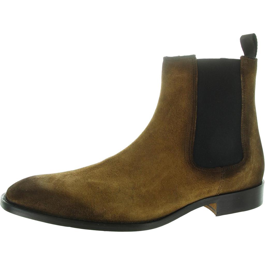Donald J Pliner Mens Stretch Leather Chelsea Boots