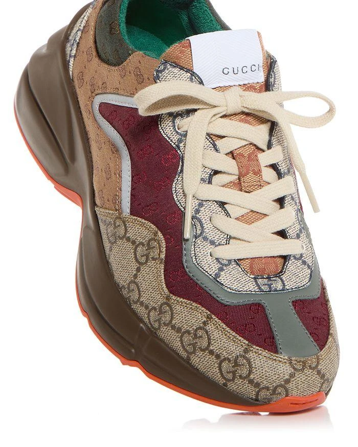 Gucci Women's GG Rhyton Low Top Sneakers 10