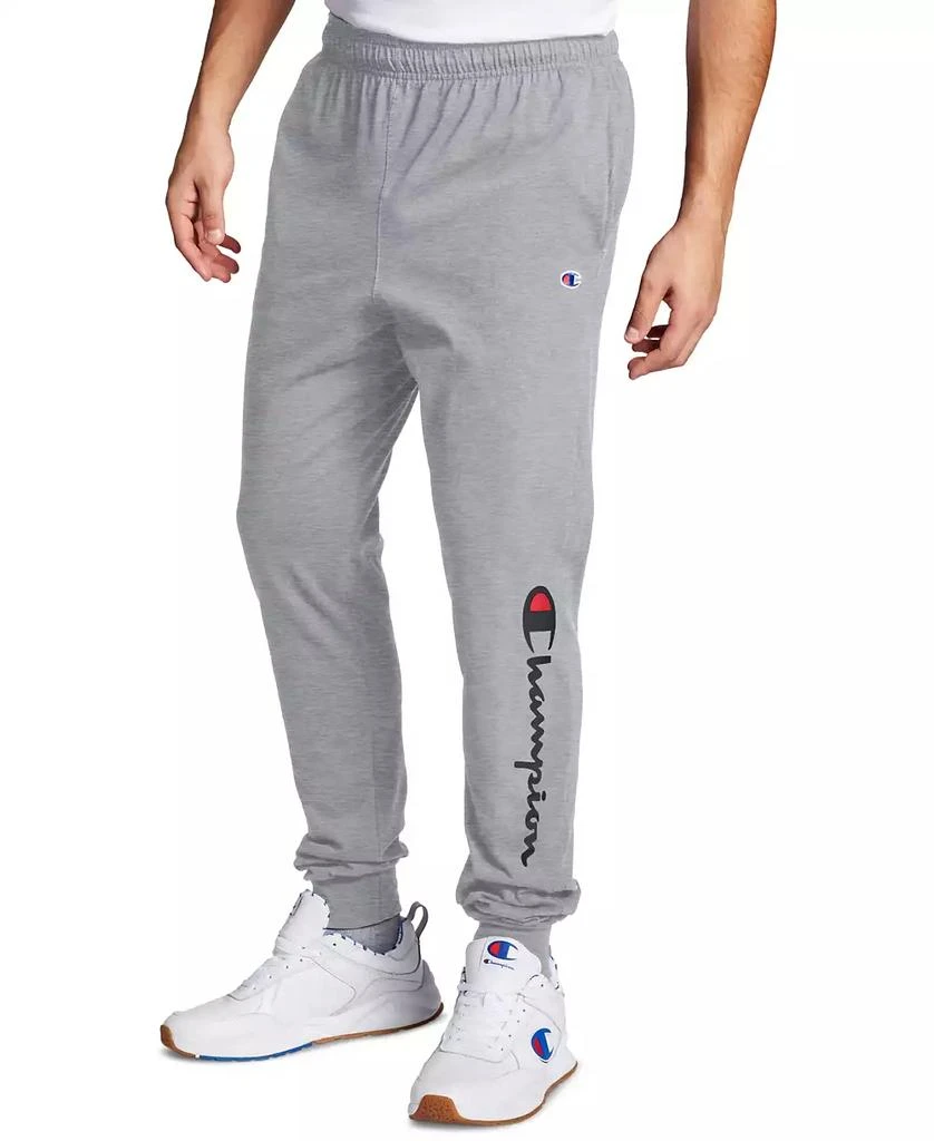 CHAMPION Men's Standard-Fit Script Logo-Print Joggers 1