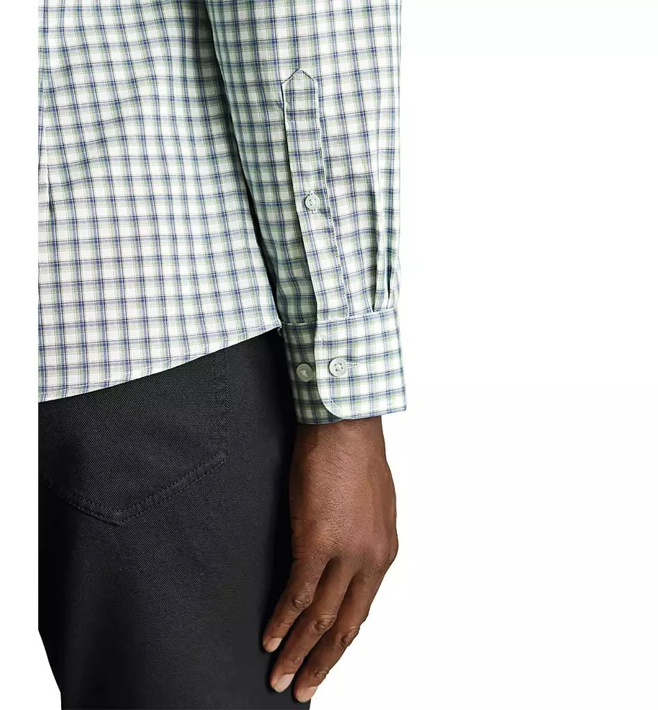 Charles Tyrwhitt Men's Slim Fit Long Sleeve Check Button-Down Shirt 3