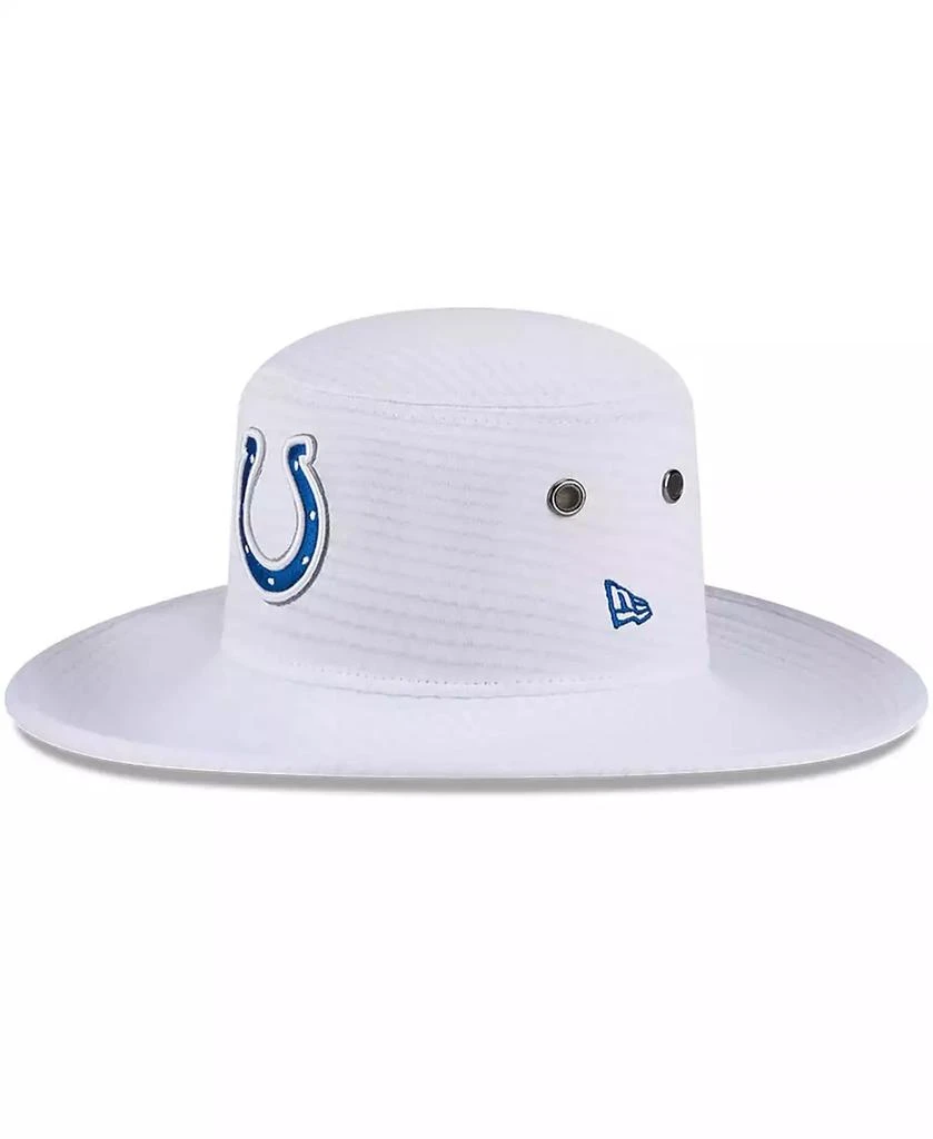 New Era Men's White Indianapolis Colts 2024 NFL Training Camp Panama Bucket Hat 1