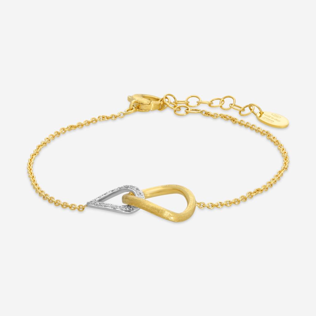 Marco Bicego Marco Bicego Jaipur Link 18K Yellow Gold & Diamond Chain Bracelet BB1674_B_YW_Q6