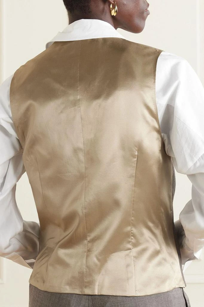 Joseph Kinglake satin and wool-blend vest 3
