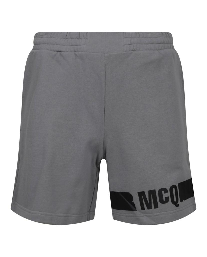 Alexander McQueen Redacted Logo Sweatshorts