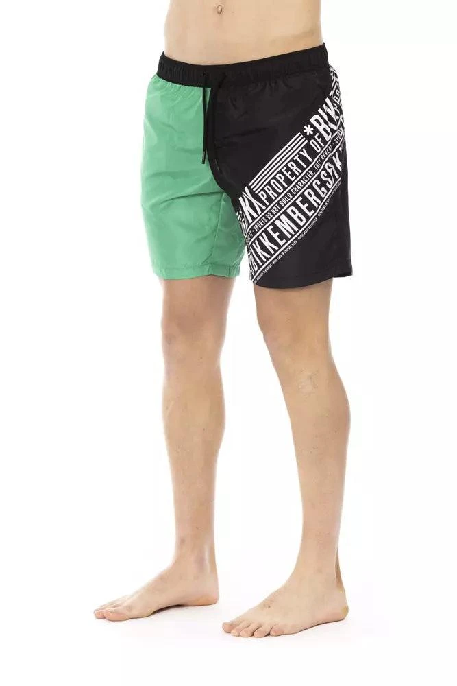 BIKKEMBERGS Polyester Men Swim Men's Short 2