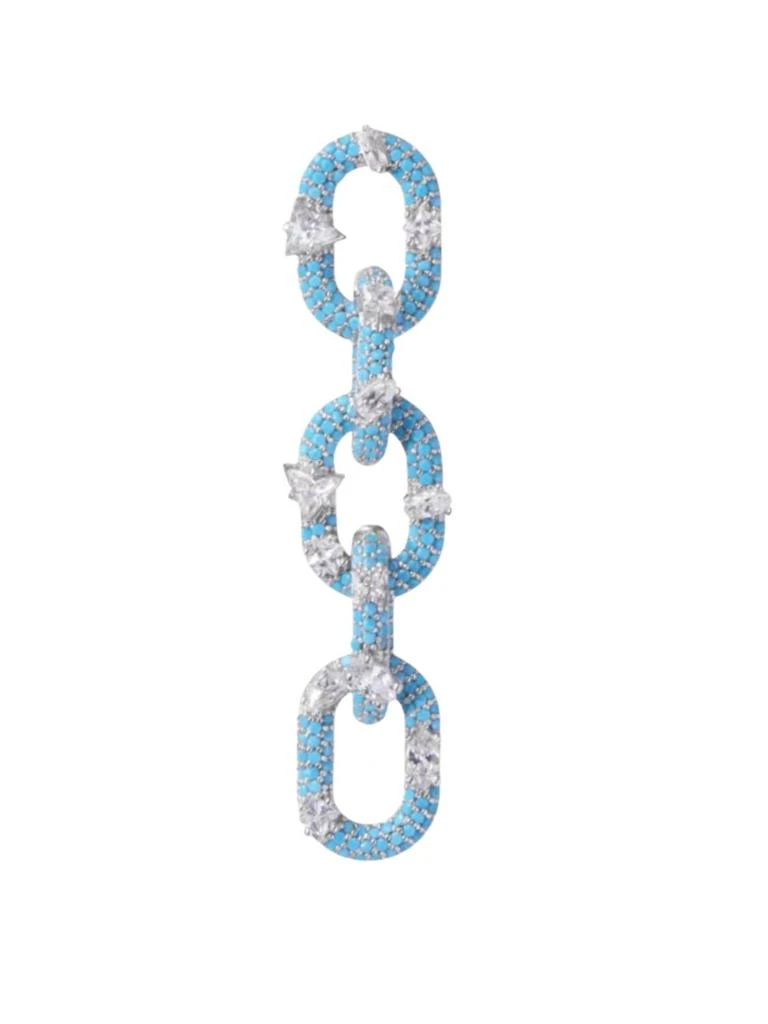 nickho rey Women
s Spark Earrings In Turquoise Crystal 2