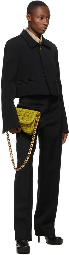 Bottega Veneta Green Crochet Shoulder Bag 6