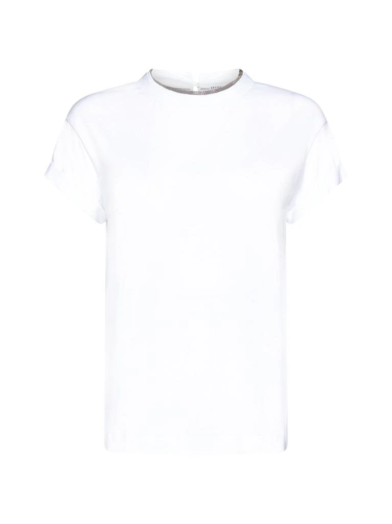 Brunello Cucinelli Embellished Crewneck T-Shirt