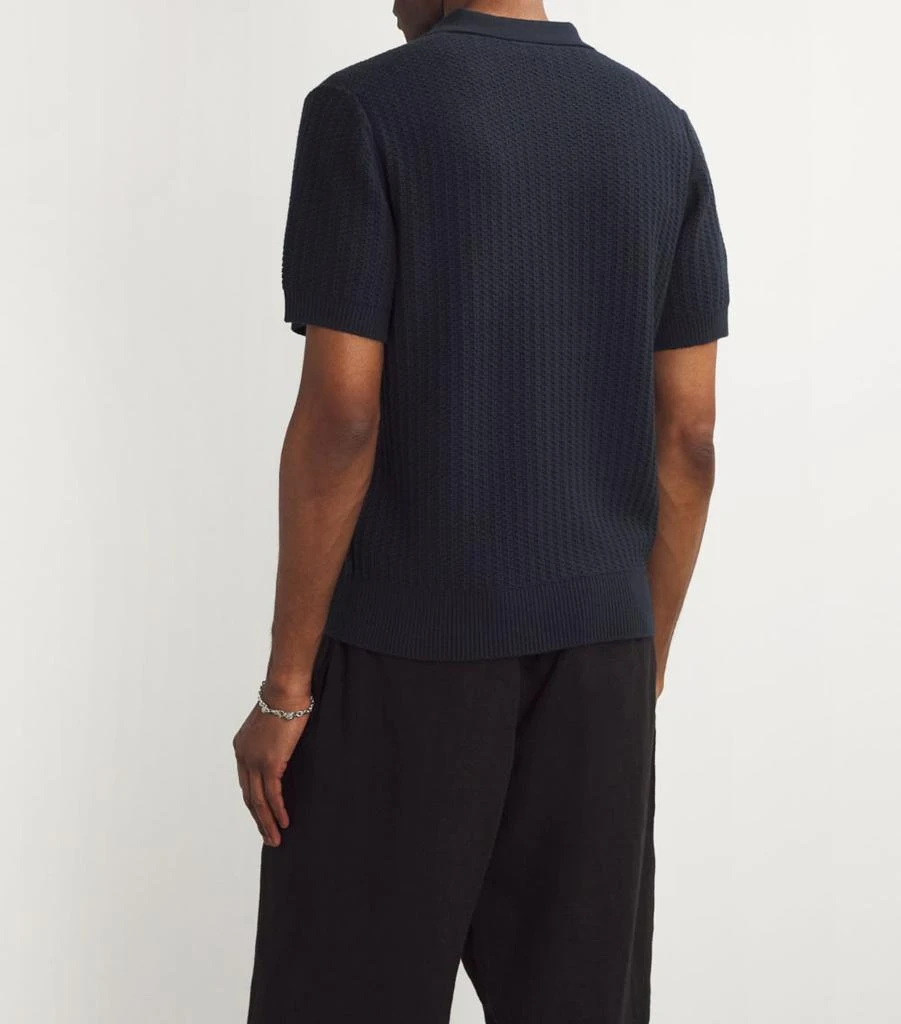 Vince Cotton-Cashmere Knitted Polo Shirt 4