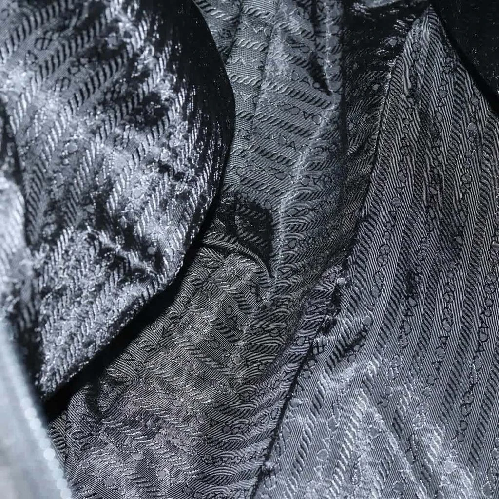 Prada Porta Computer Briefcase Tessuto And Saffiano Leather Nylon Briefcase Bag (Pre-Owned) 5