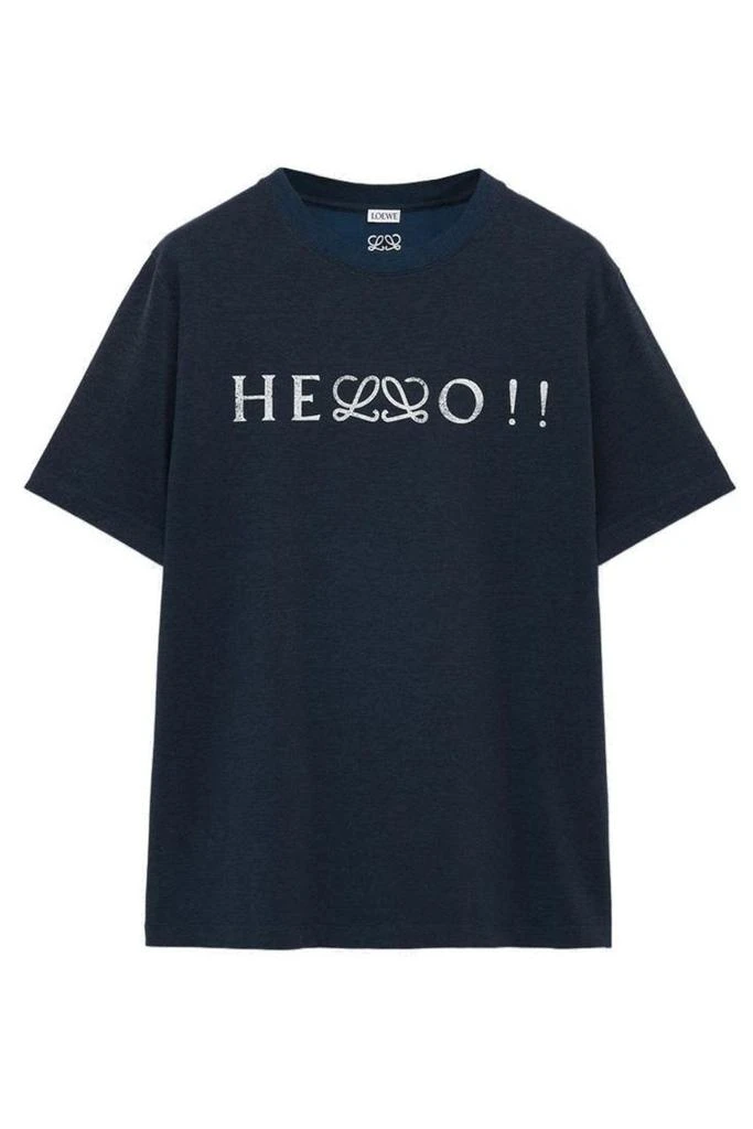 Loewe Loewe Logo Printed Regular Fit T-Shirt