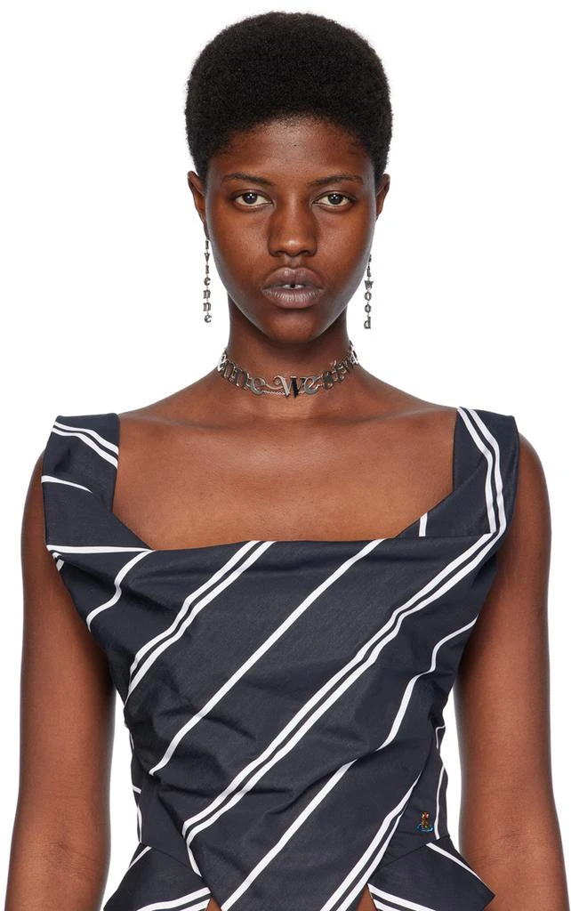 Vivienne Westwood Silver Raimunda Choker 2