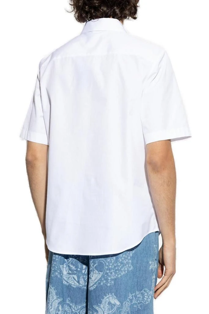 Versace Versace Logo-Embroidered Short-Sleeved Shirt 3