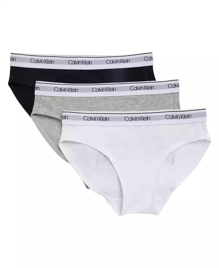 Calvin Klein Girls' 6-16 Calvin Klein Logo At Back And Waistband Panty