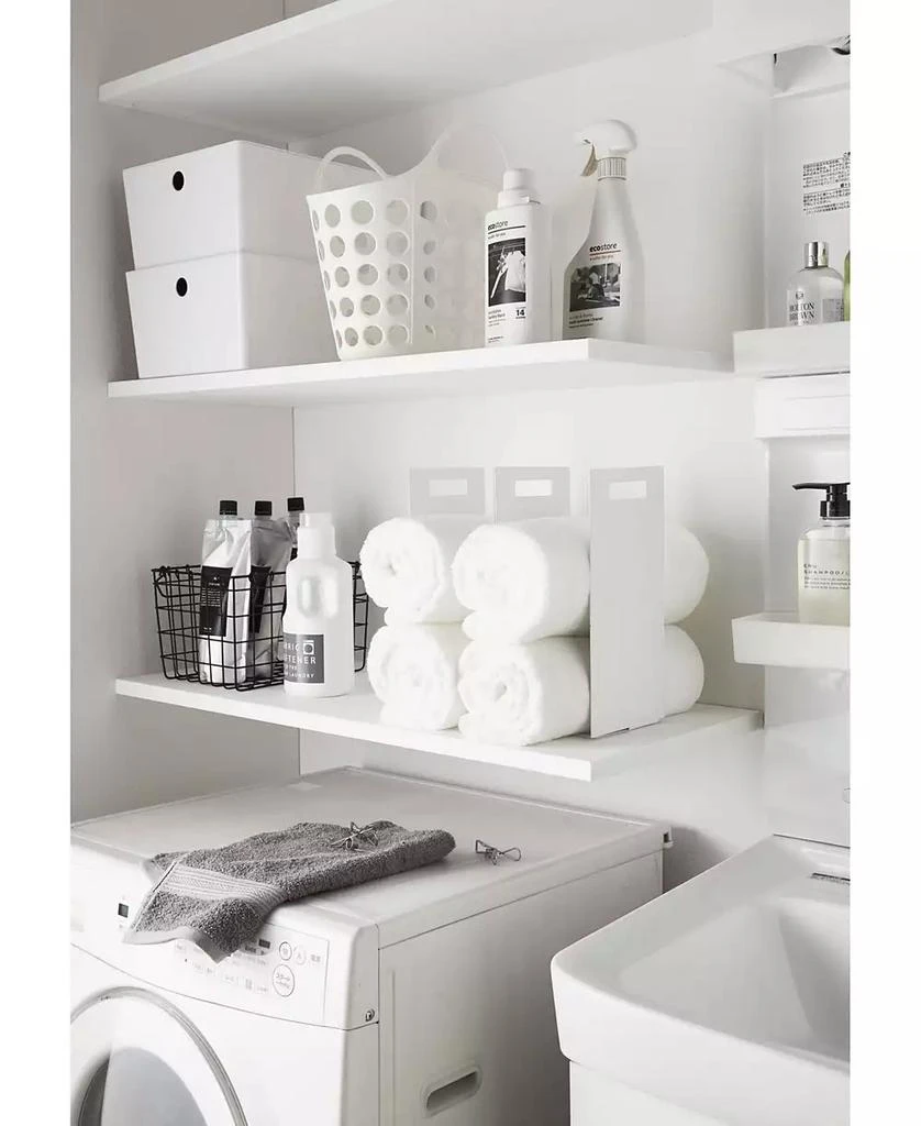 Yamazaki Home Tower Interlocking Towel Organizer Set of 2 18
