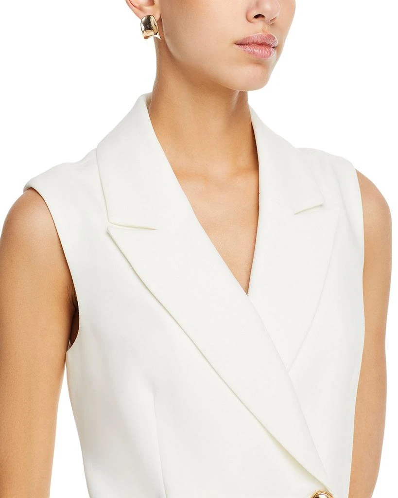 French Connection Whisper Sleeveless Tux Mini Dress 6