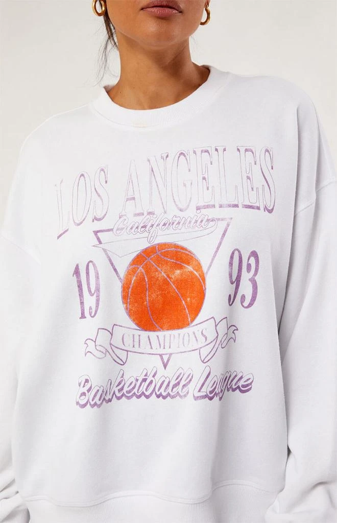 PacSun Los Angeles Basketball Champs Crew Neck Sweatshirt 3