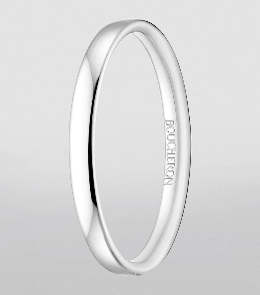 Boucheron Small Platinum Epure Wedding Band 2