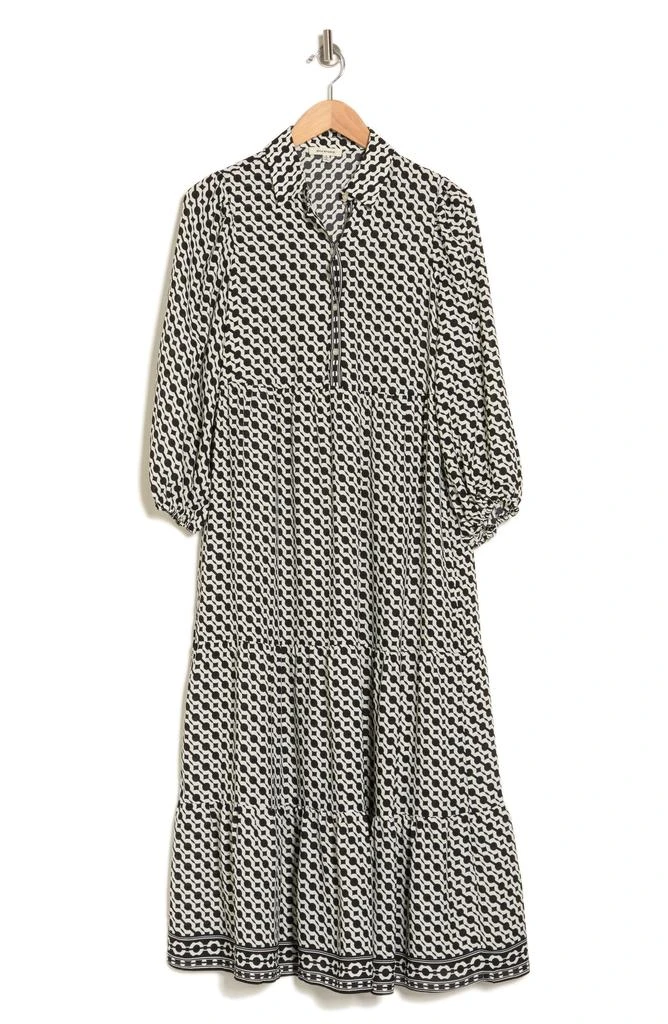 Max Studio Crepe Tiered Maxi Dress 3
